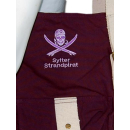 SEESTERN Sylt Nordsee Schultertasche Beutel Umhänge Sommer Hand Trage Tasche 1018HT.lila