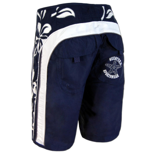 SEESTERN Herren Boardshorts Surfshorts Boardshort Surf Shorts Badeshorts XS-3XL mittellang 47-49cm /1023