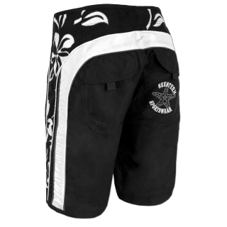 SEESTERN Herren Boardshorts Surfshorts Boardshort Surf Shorts Badeshorts XS-3XL mittellang 47-49cm /1023