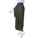 Sarong Pareo Wickeltuch Wickelrock Batik Strand Tuch in weicher Premium Qualität /1201 Olive