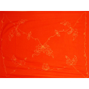 Sarong Pareo Wickeltuch Wickelrock Batik Strand Tuch in weicher Premium Qualität /1201 Orange