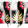 Sarong Pareo Wickeltuch Wickelrock Batik Tuch Hibiscus Blumen /1240 Schwarz_Sorbet