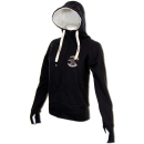 SEESTERN Damen Kapuzen Sweat Shirt Jacke Pullover Zip Hoody Sweater Gr.XS-XXL /1423 Schwarz S