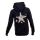 SEESTERN Damen Kapuzen Sweat Shirt Jacke Pullover Zip Hoody Sweater Gr.XS-XXL /1423 Schwarz S