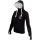 SEESTERN Damen Kapuzen Sweat Shirt Jacke Pullover Zip Hoody Sweater Gr.XS-XXL /1423 Schwarz S