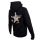 SEESTERN Damen Kapuzen Sweat Shirt Jacke Pullover Zip Hoody Sweater Gr.XS-XXL /1423 Schwarz S