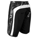 SEESTERN Herren Boardshorts Badeshorts mit Gummizug hinten& Eingrifftaschen S-3XL /1743 Schwarz XS
