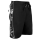 SEESTERN Herren Boardshorts Badeshorts mit Gummizug hinten& Eingrifftaschen S-3XL /1743 Schwarz XS