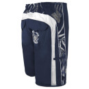 SEESTERN Herren Boardshorts Badeshorts mit Gummizug hinten& Eingrifftaschen S-3XL /1743 Blau 3XL