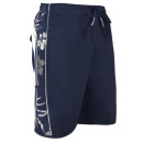 SEESTERN Herren Boardshorts Badeshorts mit Gummizug hinten& Eingrifftaschen S-3XL /1743 Blau 3XL