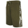 SEESTERN Herren Boardshorts Badeshorts mit Gummizug hinten& Eingrifftaschen S-3XL /1743 Grün XS