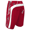 SEESTERN Herren Boardshorts Badeshorts mit Gummizug hinten& Eingrifftaschen S-3XL /1743 Rot XS