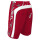 SEESTERN Herren Boardshorts Badeshorts mit Gummizug hinten& Eingrifftaschen S-3XL /1743  Rot M