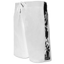 SEESTERN Herren Boardshorts Badeshorts mit Gummizug hinten& Eingrifftaschen S-3XL /1743 Weiß XS