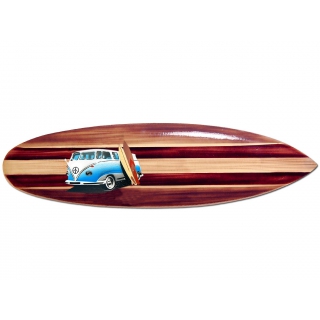 Deko Holz Surfboard 40 cm lang Airbrush Design Surfing Surfen Wellenreiten Surf 