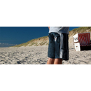 SEESTERN Herren Walkshorts Cargo Shorts Bermuda Kurze Hose Short Jeans / Denim Blau XXL