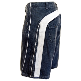 SEESTERN Herren Walkshorts Cargo Shorts Bermuda Kurze Hose Short Jeans / Denim Blau L