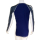 SEESTERN Premium Damen RashGuard Lycra Shirt Surfshirt Badeshirt Langarm XS - XL Blau_1624 XS