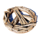 SEESTERN Treibholz Deko m. PEACE ( 30 cm ) Motiv Wanddeko Driftwood Schild Holzdeko /1435