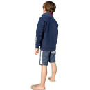 SEESTERN Kinder Fleece Jacke mit Stehkragen Sweater Sweatjacke 92-116 /1609 Blau 86 - 92
