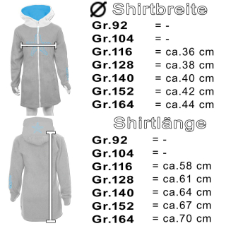 SEESTERN CHEN Kinder Fleecejacke Fleecemantel mit Stehkragen Sweatjacke 116-164 /1607