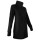 SEESTERN Damen Fleecejacke mit Stehkragen 2WegeZipper Fleecemantel Fleece XS-4XL /1628 Schwarz S