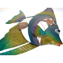 SEESTERN Fisch 50x33 cm Metall Wand Deko Verzierung...