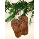 Sandalen Weihnachtsbaum Christbaum Schmuck Weihnachtsdeko Surfing Xmas/1408-09