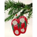 Sandalen Weihnachtsbaum Christbaum Schmuck Weihnachtsdeko...