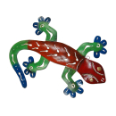 SEESTERN Gecko Metal Wand Deko Verzierung Tropische Hänge Wand Dekoration 60 cm /1690
