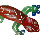 SEESTERN Gecko Metal Wand Deko Verzierung Tropische Hänge Wand Dekoration 60 cm /1690