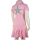 SEESTERN Kinder Polokleid rosa mit süßem Faltenrock & Seestern Applikationen Gr.86-164 Rosa 86 - 92