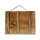 Seestern Deko Holz Wandbild im Vintage Sixties Surf Look 30 x 40 cm Surfing Motiv /1815