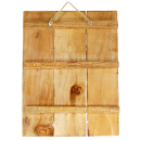 Seestern Deko Holz Wandbild im Vintage Sixties Surf Look 30 x 40 cm Surfing Motiv /1827