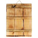 Seestern Deko Holz Wandbild im Vintage Sixties Surf Look 30 x 40 cm Surfing Motiv /1828