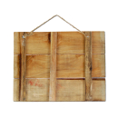 Seestern Deko Holz Wandbild im Vintage Sixties Surf Look 30 x 40 cm Surfing Motiv /1829