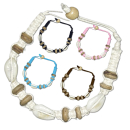 SEESTERN Armband / Armbänder mit Kauri Muschel...
