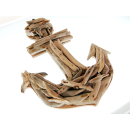 Seestern Sportswear Treibholz Deko m. Anker ( 40 cm ) Motiv Wanddeko Driftwood Schild Holzdeko /1841