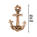Seestern Sportswear Treibholz Deko m. Anker ( 40 cm ) Motiv Wanddeko Driftwood Schild Holzdeko /1841