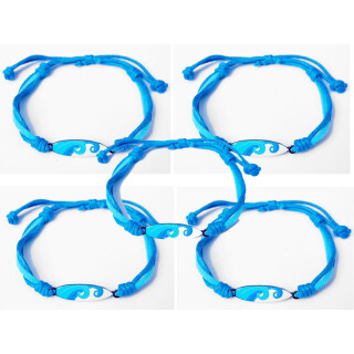 SEESTERN Armband / Armbänder mit Metal Surfboard Design Modeschmuck/1804 5 Stueck