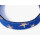 SEESTERN Armband / Armbänder Jeans mit Seesternen in Metal Optik Modeschmuck/1807 Blau_1 Stueck