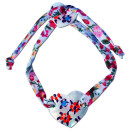 SEESTERN Armband / Armbänder Textilband mit Muschel Herz Modeschmuck/1808 Bunt_1808-09_5 Stueck