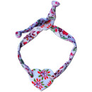 SEESTERN Armband / Armbänder Textilband mit Muschel Herz Modeschmuck/1808 Bunt_1808-09_5 Stueck