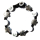Seestern Armband Modeschmuck aus Metal Keramik geflochtenes Viscose Band /1202