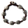 Seestern Armband Modeschmuck nickelfreies Metal auf geflochtenem Viscose Band /1208 AB1208.braun
