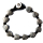 Seestern Armband Modeschmuck nickelfreies Metal auf geflochtenem Viscose Band /1209