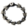 Seestern Armband Modeschmuck nickelfreies Metal auf geflochtenem Viscose Band /1210 AB1210.schwarz
