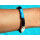 SEESTERN Armband / Armbänder mit Kauri Muschel Design, Muschel Modeschmuck/005.tq Schwarz-Tuerkis_5 Stueck
