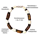 SEESTERN Armband / Armbänder mit Muschel Kokos Design, Muschel Modeschmuck/007.bw