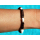 SEESTERN Armband / Armbänder mit Muschel Kokos Design, Muschel Modeschmuck/007.bw Braun_5 Stueck